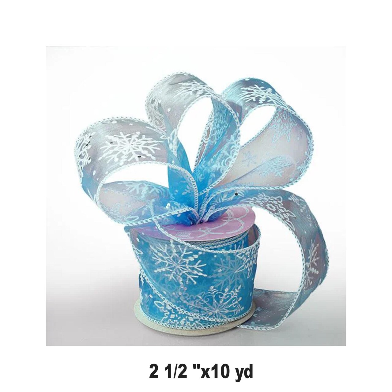 1 Roll Celebrate in Style Beautiful Christmas Ribbons 2.5" x 10 yd